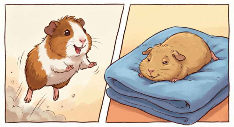 guinea pig-action